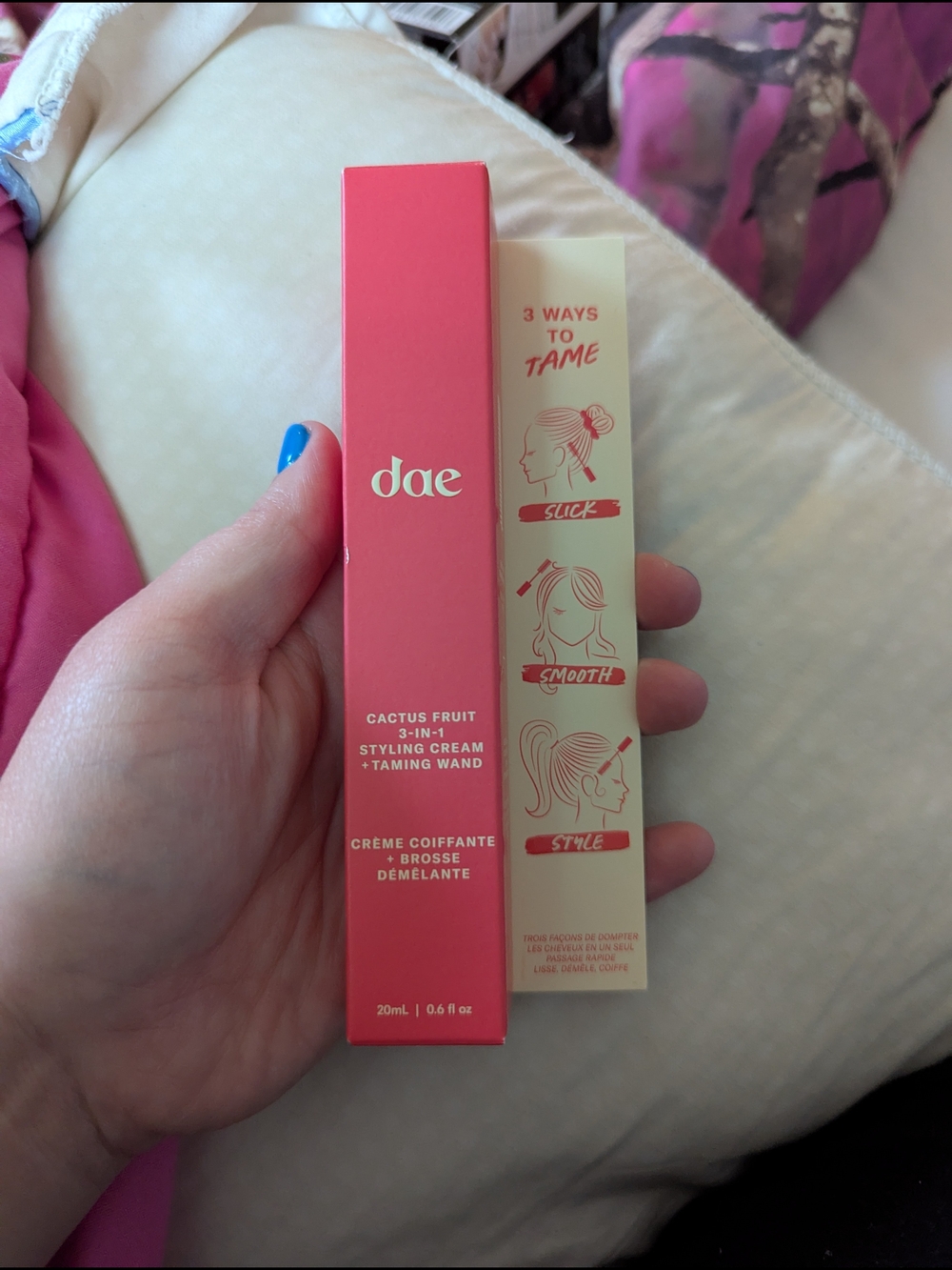 dae Cactus Fruit 3-in-1 Styling Cream + Taming Wand - Pink